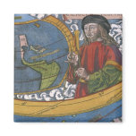 Amerigo Vespucci Explorer on a Map of the Americas Magnet