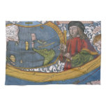 Amerigo Vespucci Explorer on a Map of the Americas Towel