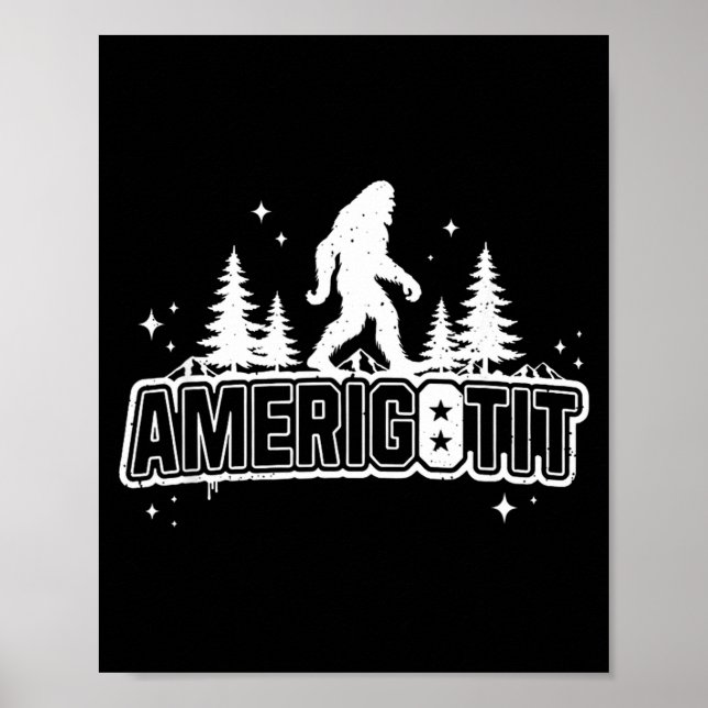 Amerigotit Funny Meme T 2025  Poster (Front)