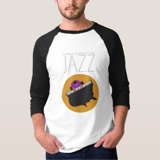 AmeriJazz Men's Basic 3/4 Sleeve Raglan T-Shirt