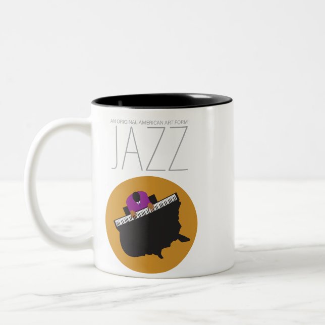 AmeriJazz Two-Tone Mug (Left)