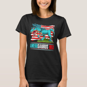 Amerisaurus Rex Independence Day USA Party US Patr T-Shirt
