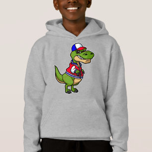 AmeriSaurusRex Dressed in School Clothes Hoodie