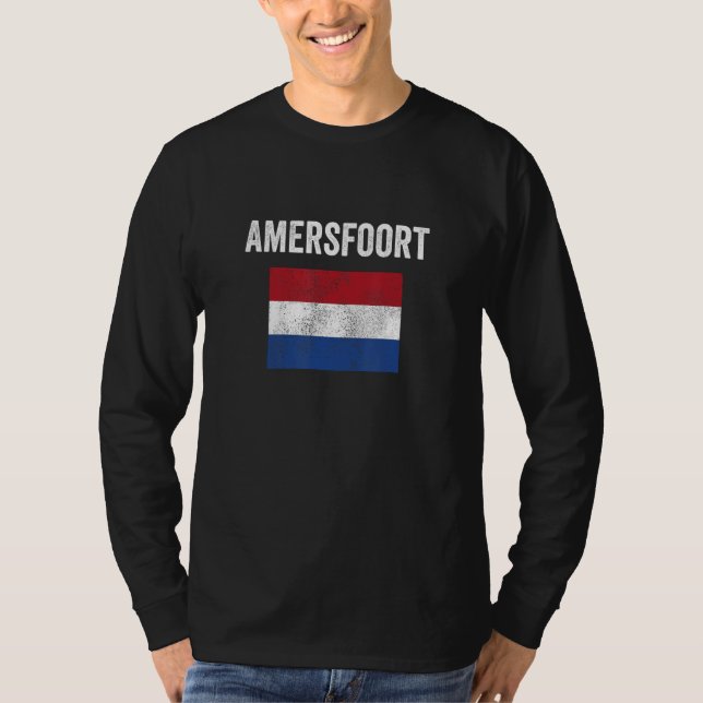 Amersfoort Nederland City Netherlands Dutch Flag H T-Shirt (Front)