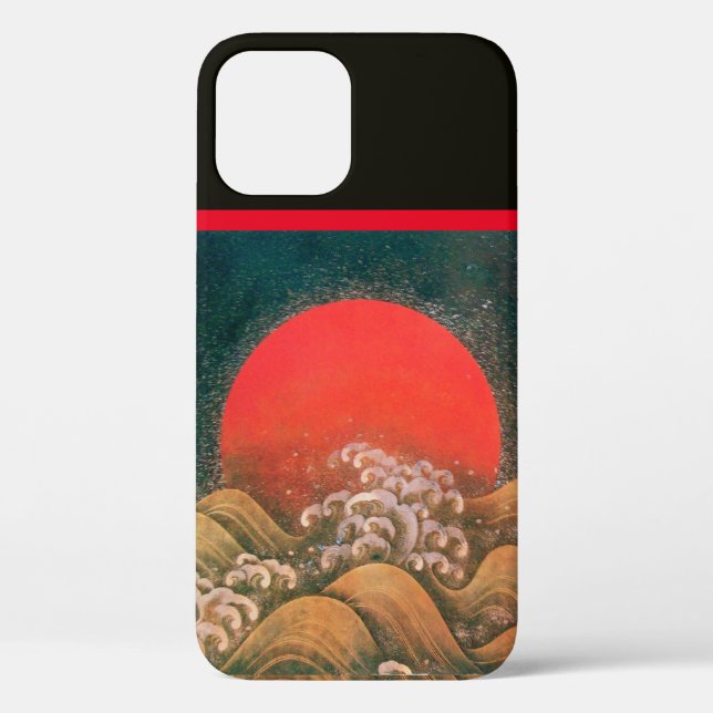 AMETERASU ,SUN GODDESS Red Brown Black Case-Mate iPhone Case (Back)