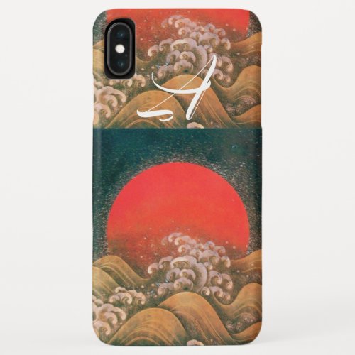 AMETERASU  SUN GODDESS red brown black iPhone XS Max Case