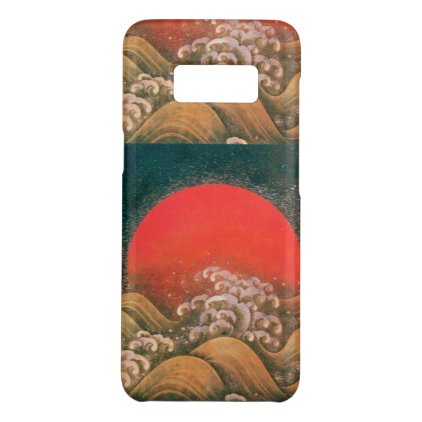AMETERASU , SUN GODDESS red brown black Case-Mate Samsung Galaxy S8 Case