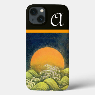 AMETERASU ,SUN GODDESS Yellow Green Black  iPhone 13 Case