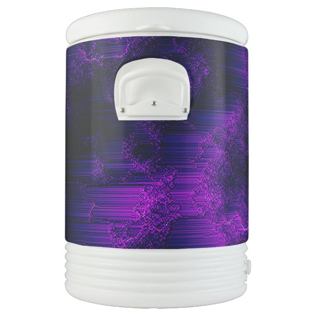 Amethyst  Abstract Beverage Cooler (Left)