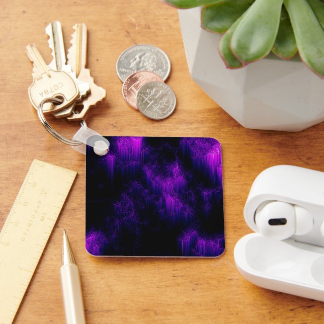 Amethyst Abstract Keychain (Desk)