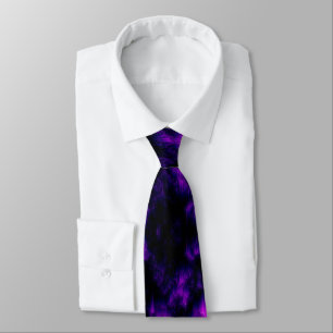 Amethyst Abstract Neck Tie