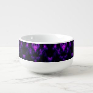 Amethyst Abstract Soup Mug