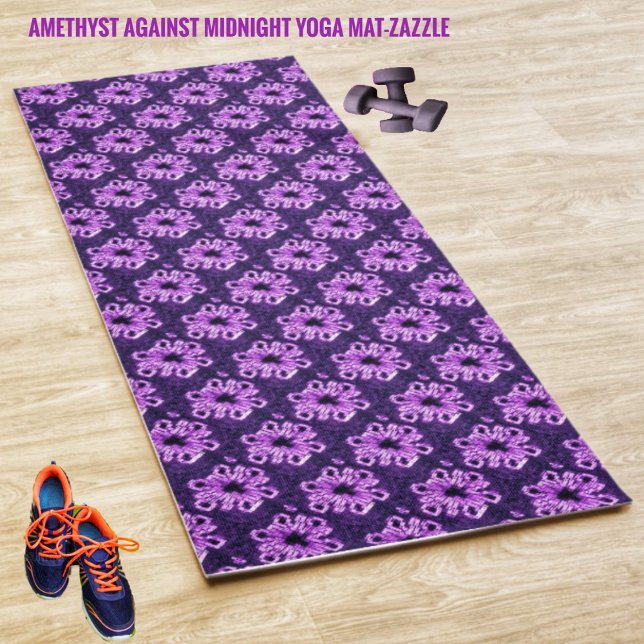 Amethyst Against Midnight  Yoga Mat (Creator Uploaded)