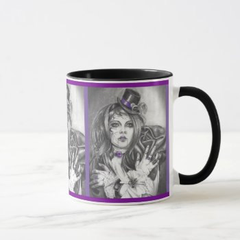 Amethyst Birthstone Broken Doll Mug Coffee Cup by Deanna_Davoli at Zazzle
