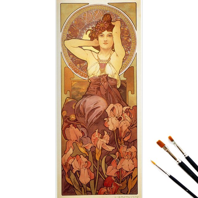 Amethyst by Alphonse Mucha Tissue Paper (Creator Uploaded)