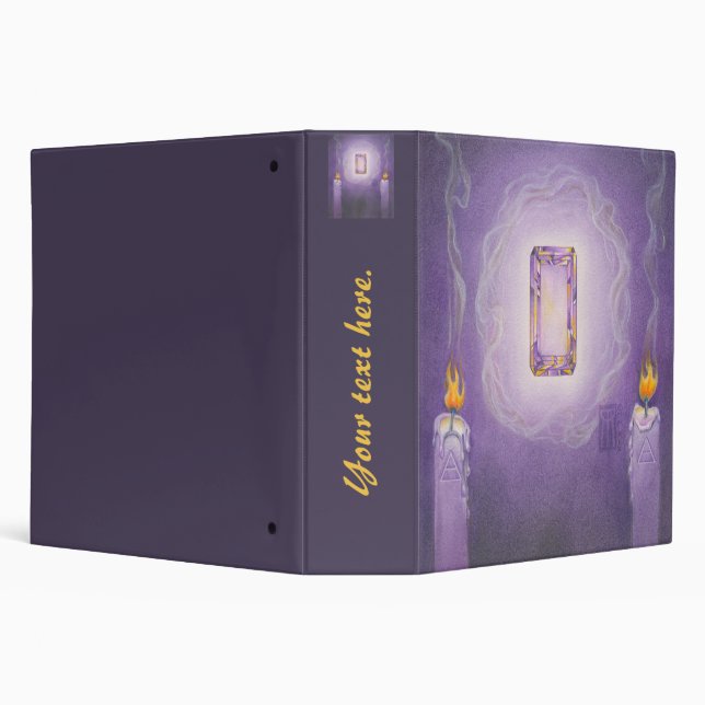 Amethyst Core 3 Ring Binder (Background)
