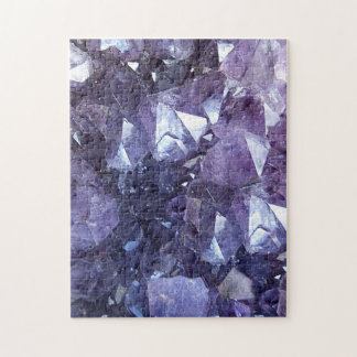 Amethyst Crystal Cluster Jigsaw Puzzle