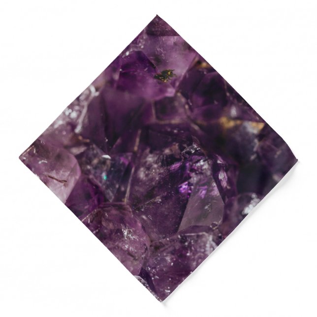 Amethyst Crystal Energy Bandana (Front)