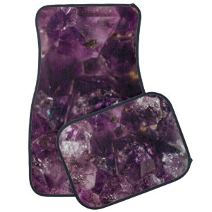 Amethyst Crystal Energy Car Floor Mat
