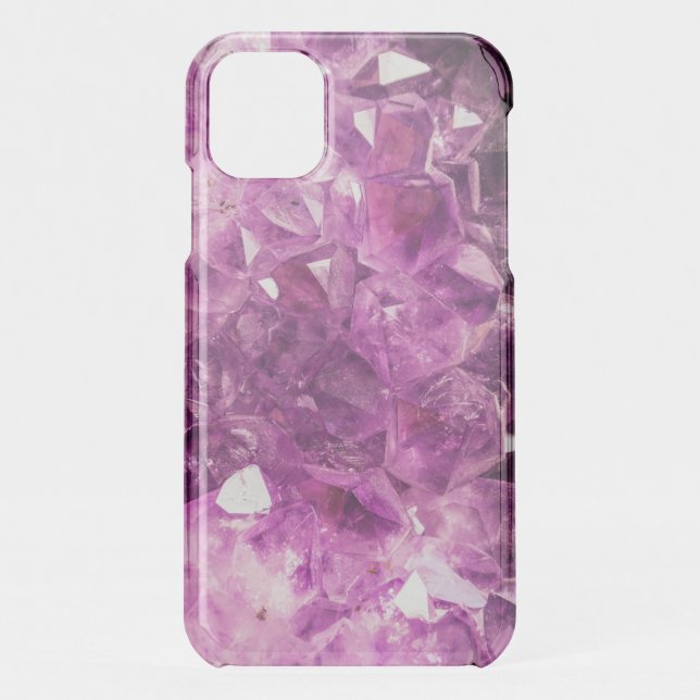 Amethyst Crystal Energy Uncommon iPhone Case (Back)