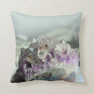 Amethyst Crystal Healing Cushion Pillow