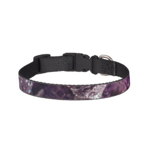 Amethyst Crystal Pattern Pet Collar