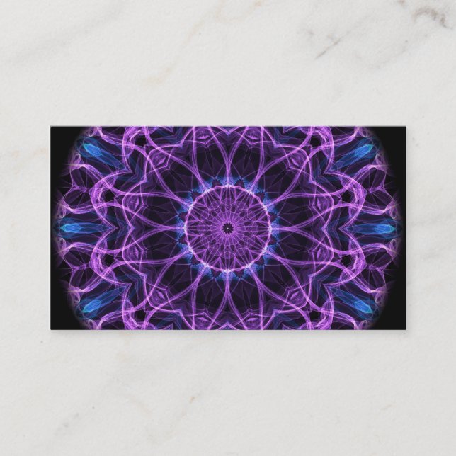 Amethyst Desire Kaleidoscope Business Card (Front)