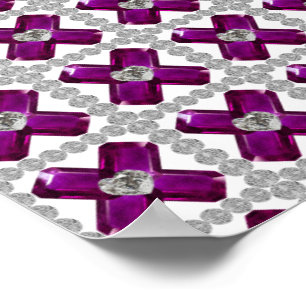 Amethyst Diamond Art, Purple Poster