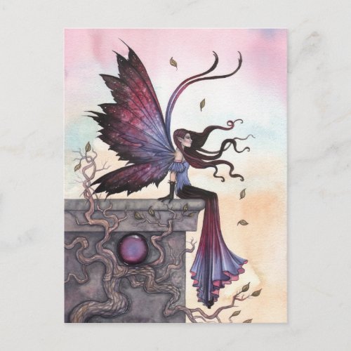 Amethyst Dream Fantasy Fairy Postcard
