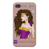 Amethyst Eagle iPhone4 Case (Back)
