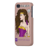 Amethyst Eagle iPhone4 Case (Back Left)