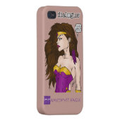 Amethyst Eagle iPhone4 Case (Back Right)