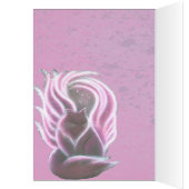 Amethyst Fairy Cat Card (Inside (Left))