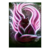 Amethyst Fairy Cat Card (Front)