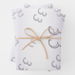 Amethyst Gem & Glitter 33rd Wedding Anniversary Wrapping Paper Sheets