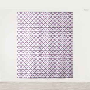 Amethyst Gemstone Heart Purple Tapestry
