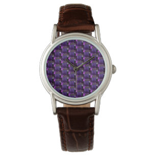 Amethyst Gemstone Purple Watch
