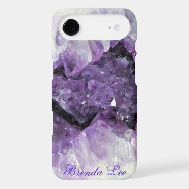 Amethyst Geode 3D iPhone 6 Pluss case Personalize* (Back)