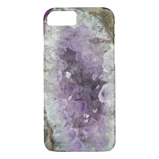 Amethyst Geode iPhone 7 Barely There Case (Back)