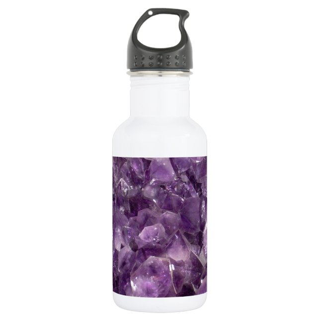 Amethyst Geode Water Bottle (Front)