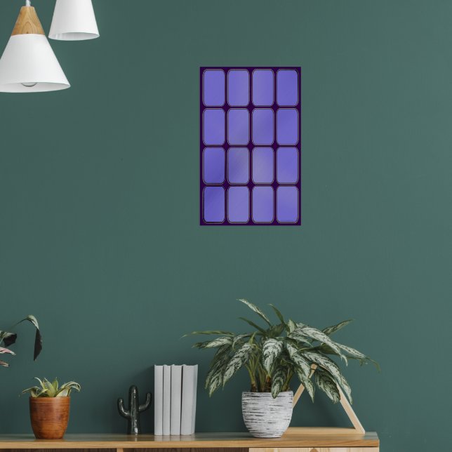 Amethyst Glass Poster (Living Room 1)