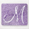 Amethyst Glitter Photo Personalized Monogram