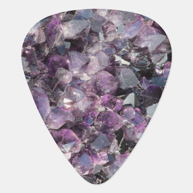 Amethyst Guitar Pick (Front)