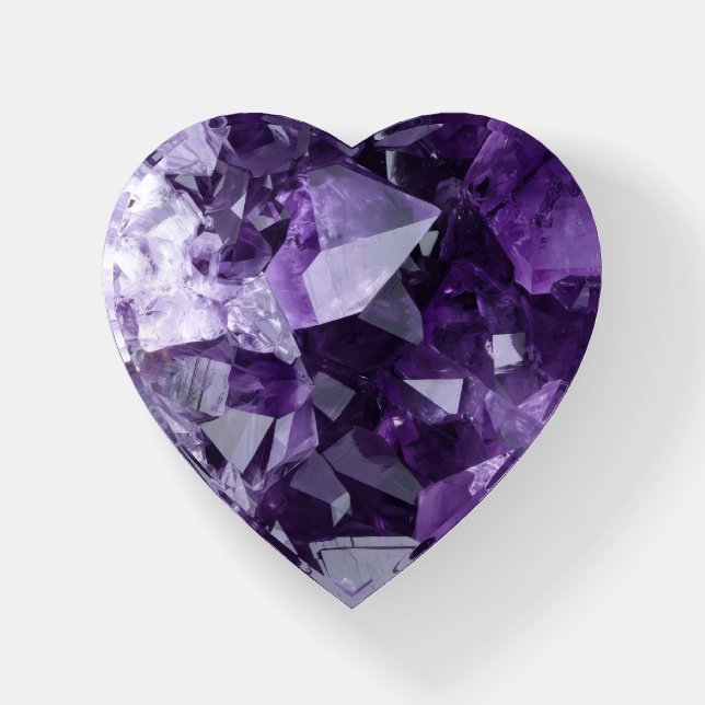 Amethyst Healing Crystal Cluster Paperweight (Front)
