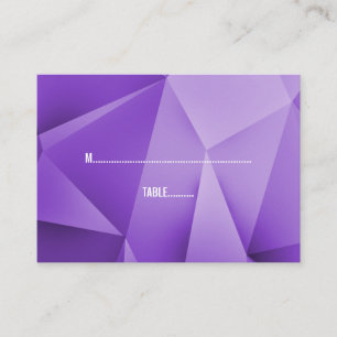 Amethyst Jewel Tones Wedding Place Cards