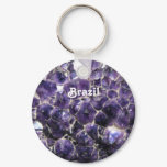 Amethyst Keychain