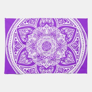 Amethyst Mandala Kitchen Towel