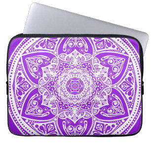Amethyst Mandala Laptop Sleeve