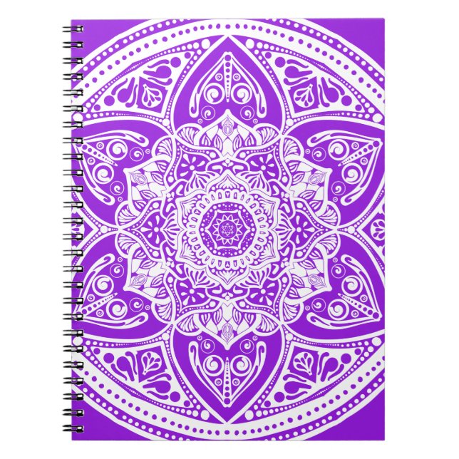 Amethyst Mandala Notebook (Front)