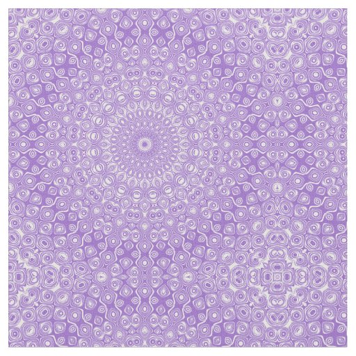 Amethyst Mandala Pattern Design Fabric